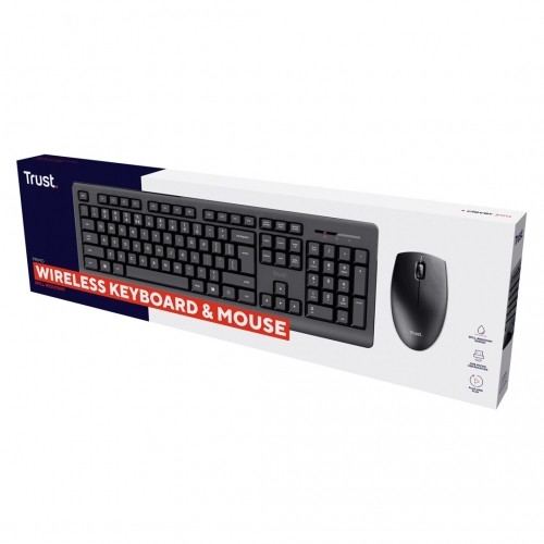 Trust Primo keyboard Mouse included RF Wireless QWERTY US English Black image 5