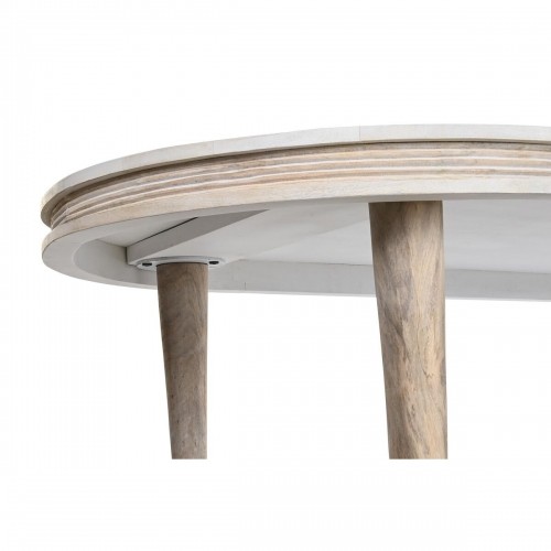 Pusdienu galds DKD Home Decor Balts Bronza Misiņš Mango koks 180 x 90 x 76 cm image 5