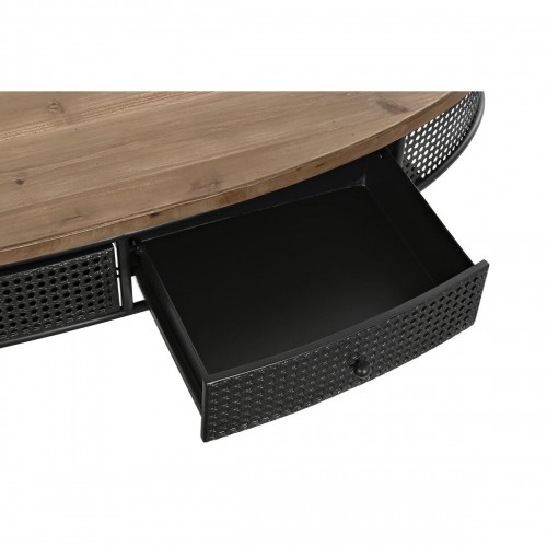 Кофейный столик DKD Home Decor Коричневый Чёрный Металл Ель 120 x 58 x 42 cm image 5