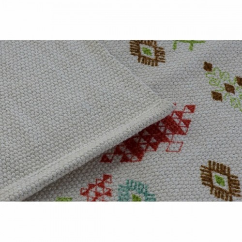 Carpet DKD Home Decor 120 x 180 x 0,4 cm Polyester White Ikat Boho (2 Units) image 5
