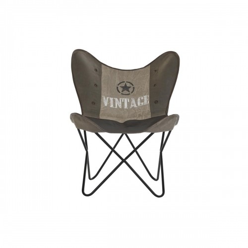 ēdamistabas krēsls DKD Home Decor Brūns Melns Pelēks 76 x 76 x 96 cm image 5