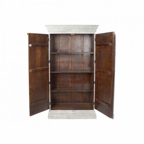 Cupboard DKD Home Decor White Metal Mango wood (100 x 43 x 190 cm) image 5