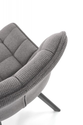 Halmar K549 chair, grey image 5