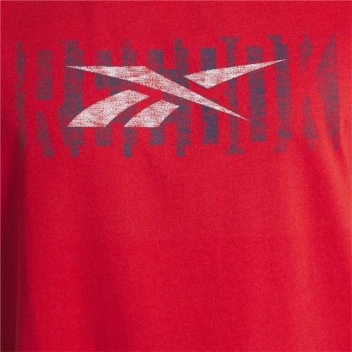 Men’s Short Sleeve T-Shirt Reebok Graphic Series Red image 5