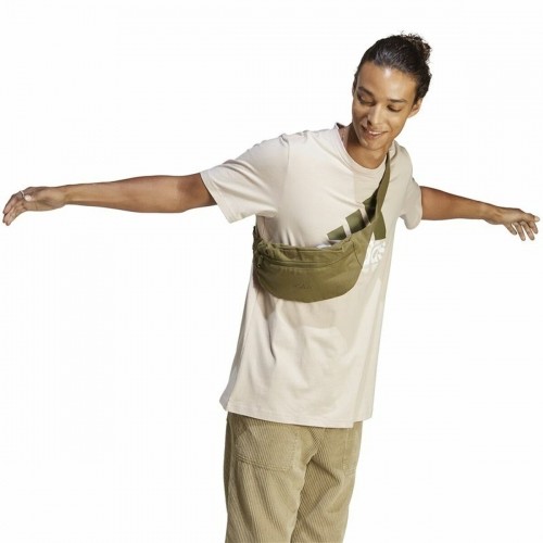 Vīriešu Krekls ar Īsām Piedurknēm Adidas Essentials Bēšs image 5