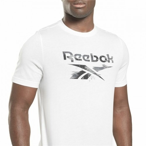 Vīriešu Krekls ar Īsām Piedurknēm Reebok Indentity Modern Camo Balts Kamuflāža image 5