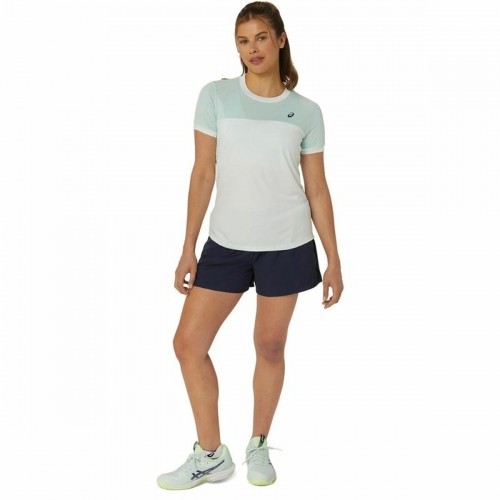 Short-sleeve Sports T-shirt Asics Court White Lady Tennis image 5