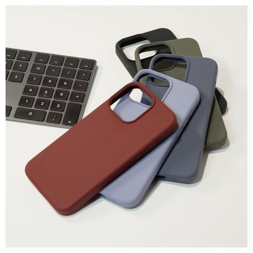 Evelatus Apple  iPhone 15 Pro Premium Soft Touch Silicone Case Pusnakts zila image 5