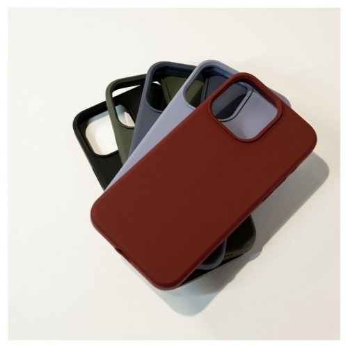 Evelatus Premium Mīksta pieskāriena silikona aizmugures maks-apvalks priekš iPhone 15 Plus Melna image 5