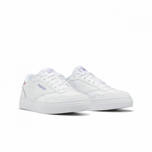 Sports Trainers for Women Reebok Court Advance Bold White image 5