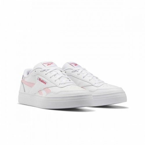 Sports Trainers for Women Reebok Court Advance Bold White image 5