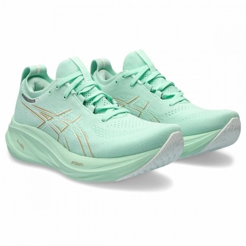 Sports Trainers for Women Asics Gel-Nimbus 26 Aquamarine Mint image 5