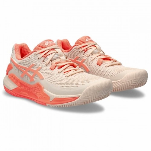 Sieviešu Tenisa Apavi Asics Gel-Resolution 9 Clay Laša krāsas image 5