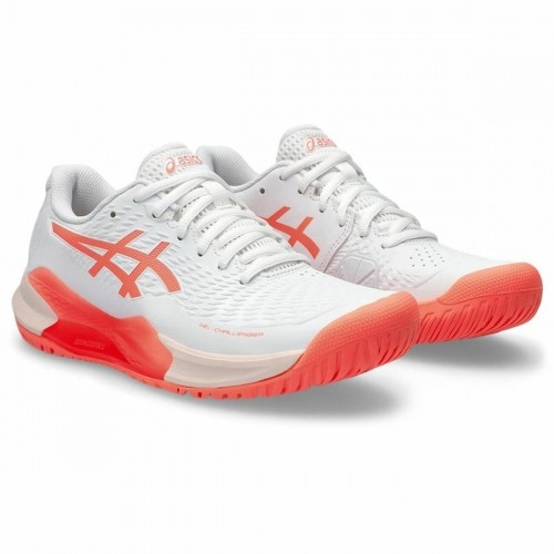 Women's Tennis Shoes Asics Gel-Challenger 14 White Orange image 5
