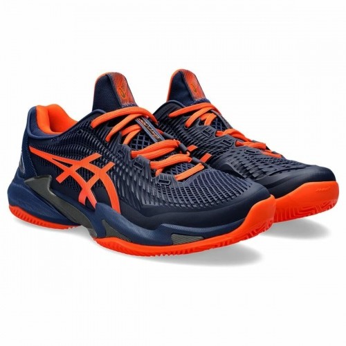 Men's Tennis Shoes Asics Court FF 3 Clay Navy Blue image 5