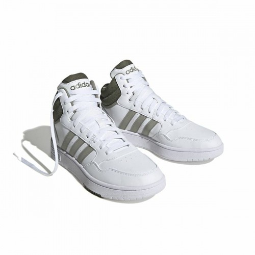 Баскетбольные кроссовки для взрослых Adidas Hoops 3.0 Mid Белый image 5