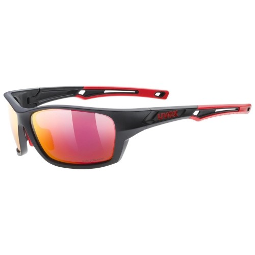 Brilles Uvex Sportstyle 232 P black mat red / mirror red image 5