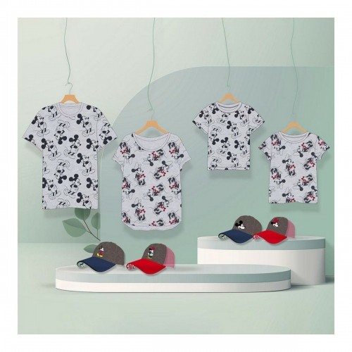 Krekls ar Īsām Piedurknēm Bērniem Mickey Mouse Pelēks image 5