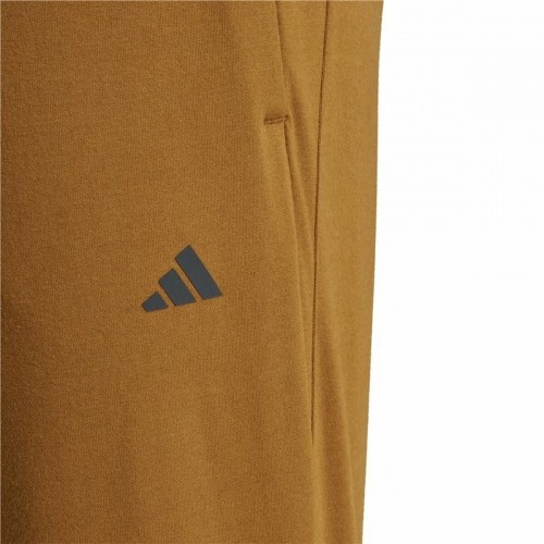 Long Sports Trousers Adidas Base Training Golden image 5