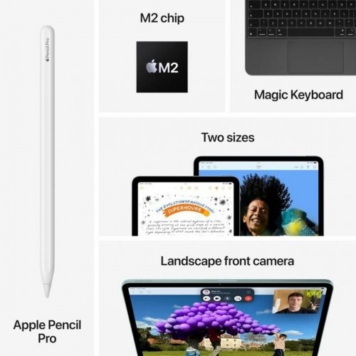 Planšete Apple iPad Air 11" M2 8 GB RAM 256 GB Zils image 5
