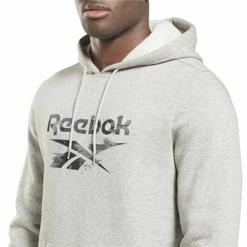 Men’s Hoodie Reebok RI Modern Camo OTH White Grey image 5