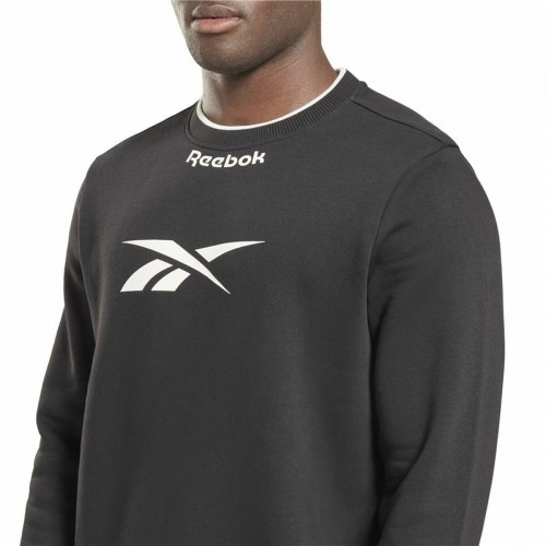 Vīriešu Sporta Krekls ar Kapuci Reebok RI Arch Logo Vector Balts Melns image 5