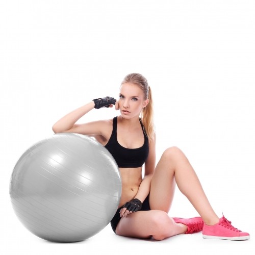 Мяч для упражнений с насосом Springos FB0008 75см image 5