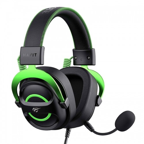 Gaming Headphones Havit H2002E (Black-Green) image 5