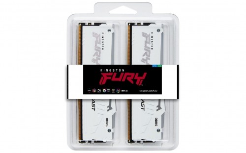 Kingston Technology FURY Beast 32GB 6000MT/s DDR5 CL36 DIMM (Kit of 2) White RGB EXPO image 5