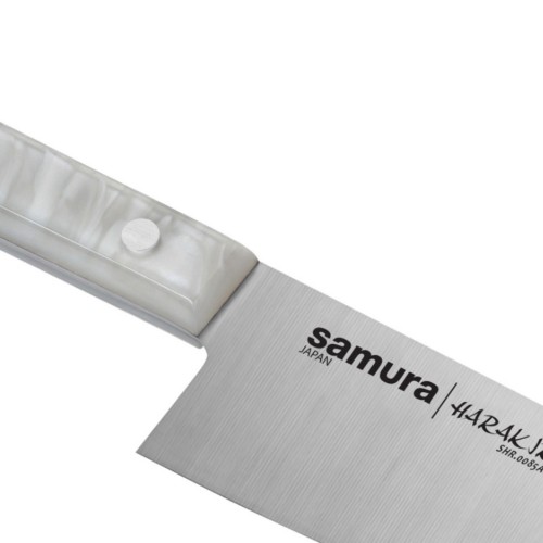 Samura Harakiri Acryl Кухонный нож Шефа 230mm с акриловой ручкой с AUS 8 кованной японской стали 58 HRC image 5