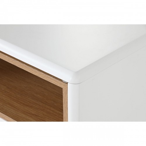 Ночной столик Home ESPRIT Белый Натуральный Полиуретан Деревянный MDF 48 x 40 x 55 cm image 5