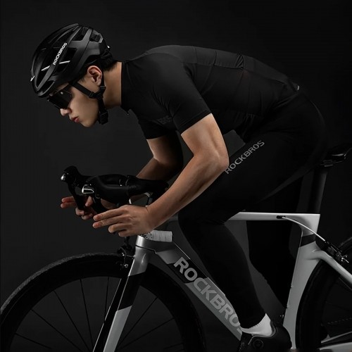 Rockbros 15120002006 short sleeve cycling jersey XXXL - black image 5