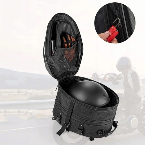 Rockbros 30140026001 motorcycle tank bag 35 l - black image 5