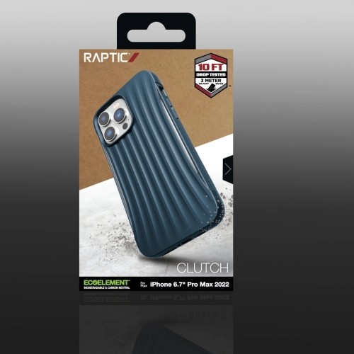 Raptic X-Doria Clutch Case iPhone 14 Pro Max back cover blue image 5