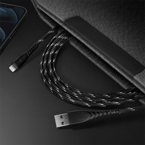 ENERGEA kabel Nyloflex USB - Lightning Charge and Sync C89 MFI 1.5m czarny|black image 5