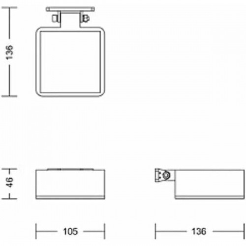 Настенный светильник Philips 1,5 W 200 Lm Солнечный Квадратный (2700 K) image 5