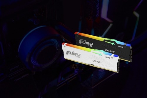 KINGSTON DDR5 16GB 6800MT/s CL34 DIMM FURY Beast White RGB XMP image 5