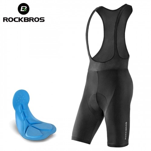 Rockbros RK2002XL cycling shorts short XL with padded bib shorts - black image 5