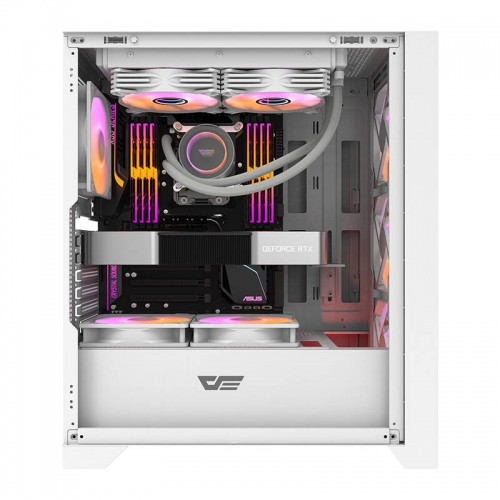 Computer case Darkflash DRX70 MESH + 4 RGB fans (white) image 5