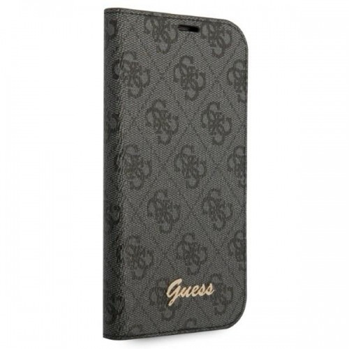 Guess PC|TPU 4G Metal Camera Outline Book Case for iPhone 14 Pro Max Black image 5