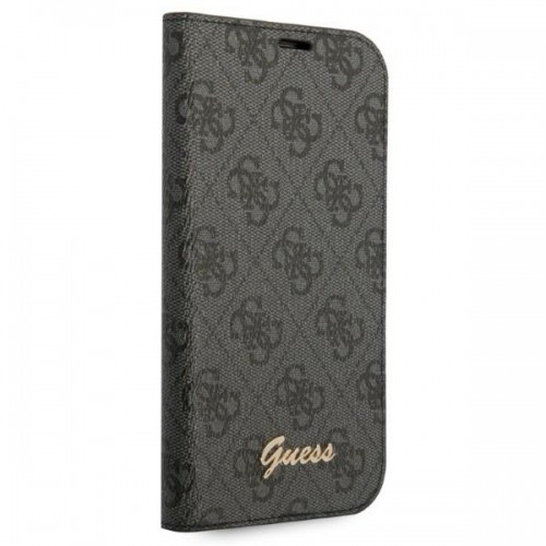 Guess PC|TPU 4G Metal Camera Outline Book Case for iPhone 14 Pro Black image 5