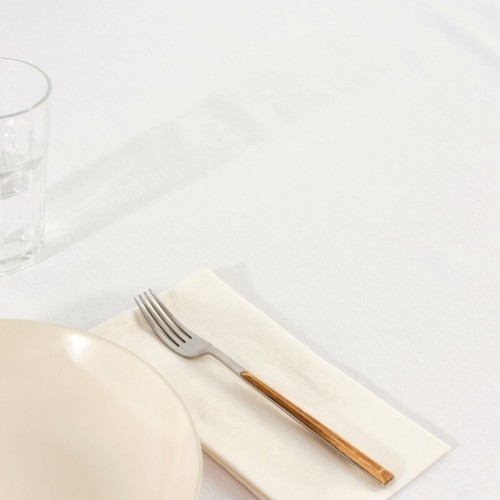 Tablecloth Belum Liso White 100 x 80 cm image 5