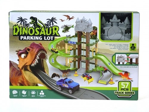 Color Baby Многоэтажная парковка с динозаврами, 57 деталей 564596 image 5