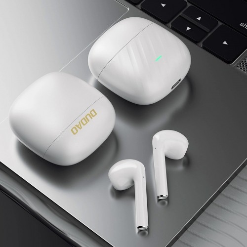 Dudao U14+ wireless in-ear TWS Bluetooth 5.3 headphones - white image 5