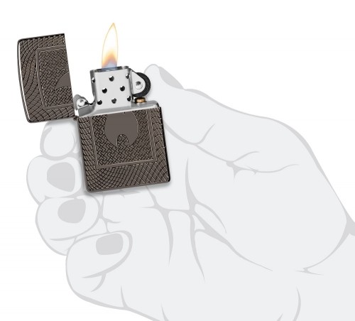 Zippo Lighter 48569 Armor™ Flame Pattern Design image 5