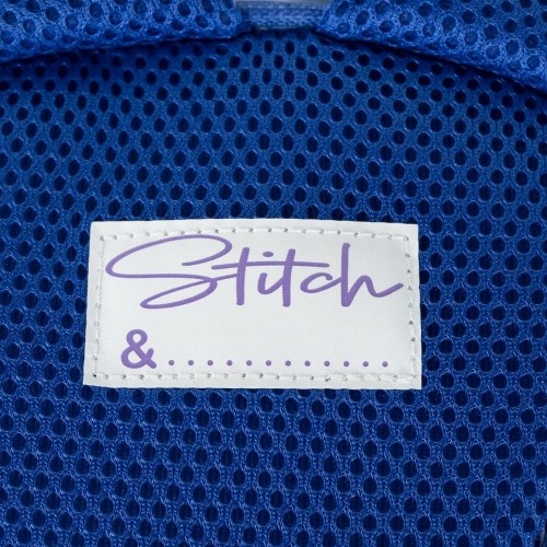 Skolas soma Stitch Zils 25 x 30 x 10 cm image 5