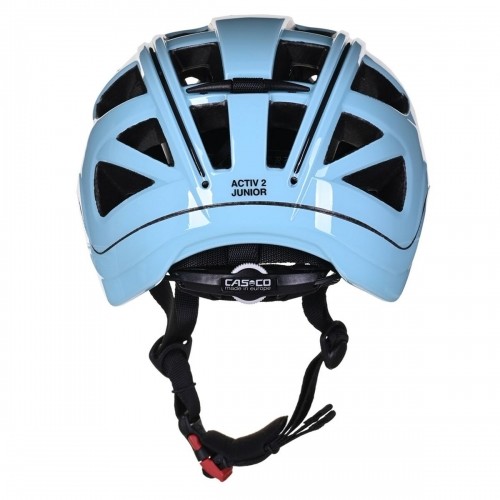 Adult's Cycling Helmet Casco ACTIV2 J Black Light Blue 52-56 cm image 5