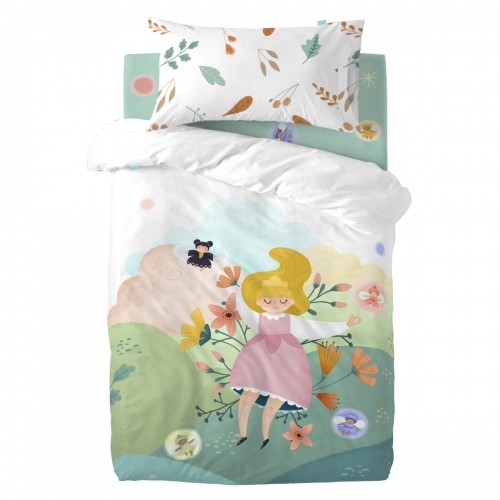 Duvet cover set HappyFriday Mr Fox Dreaming   Multicolour Baby Crib 2 Pieces image 5