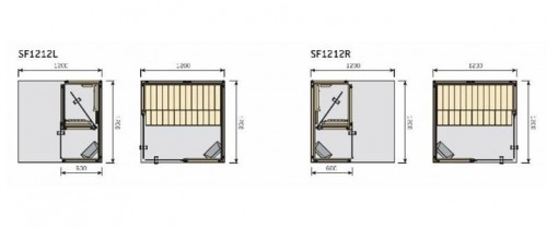 HARVIA SmartFold SF1212R sauna image 6