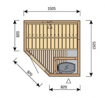 HARVIA Variant Exclusive SZX1515L sauna